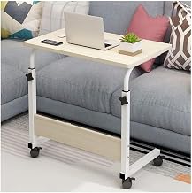 Escrivaninha de cabeceira Base em forma de C Escrivaninha para escritório em casa Sofá de escritório Mesas laterais Dias Mesa sobrecama, Suporte para mesa de computador Mesa ajustável em altura Mesa
