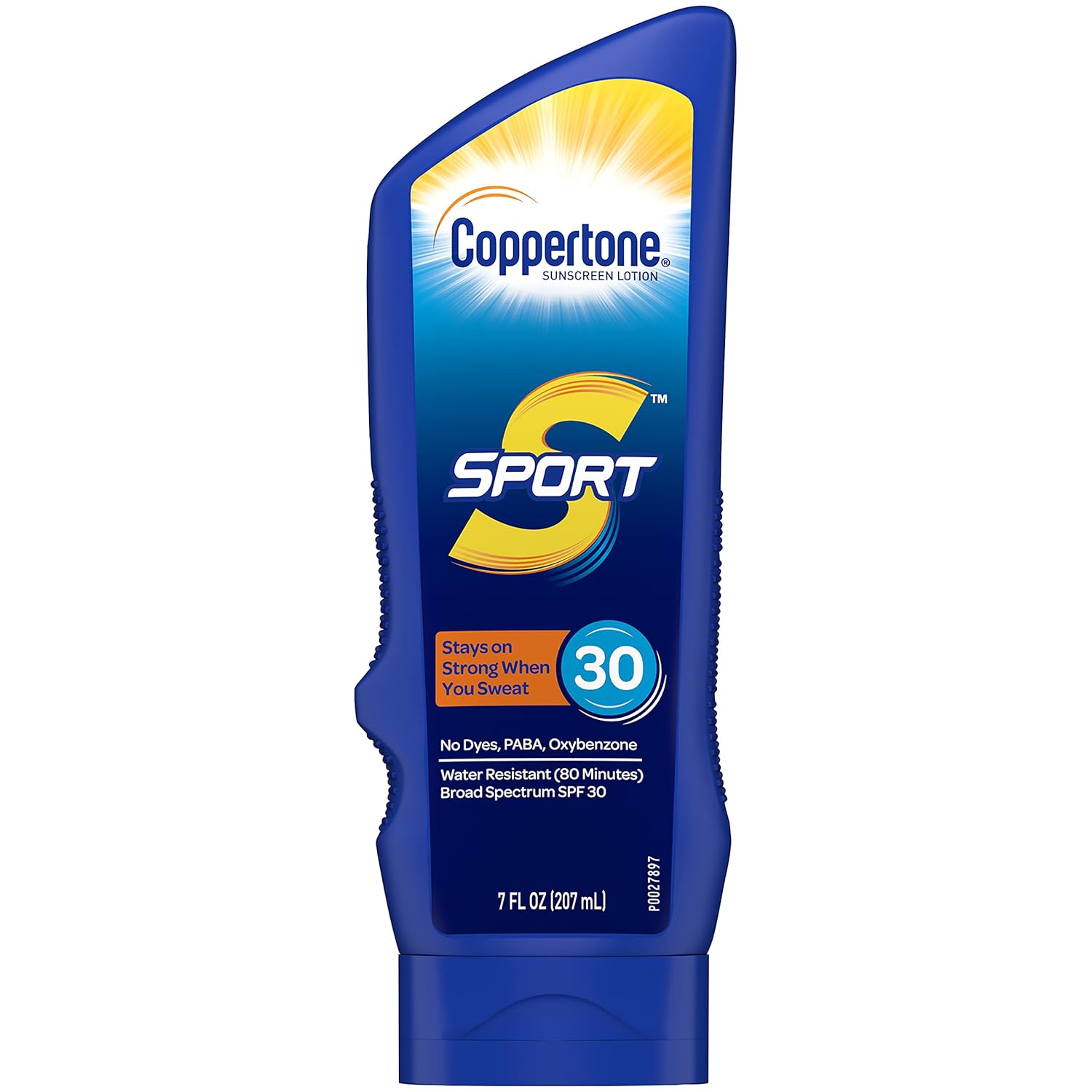 Coppertone SPORT SPF 30 Sunscreen Lotion, Sport Sunscreen, Water Resistant, Broad Spectrum UVA/UVB Protection,  SPF 30, (7 fl. oz.) : Beauty & Personal Care