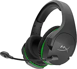 Headset Wireless Gamer HyperX CloudX Stinger Core - Licenciado pela Xbox, Leve, Áudio Imersivo com Windows Sonic, Drivers de 40 mm, Preto e Verde (4P5J0AA)