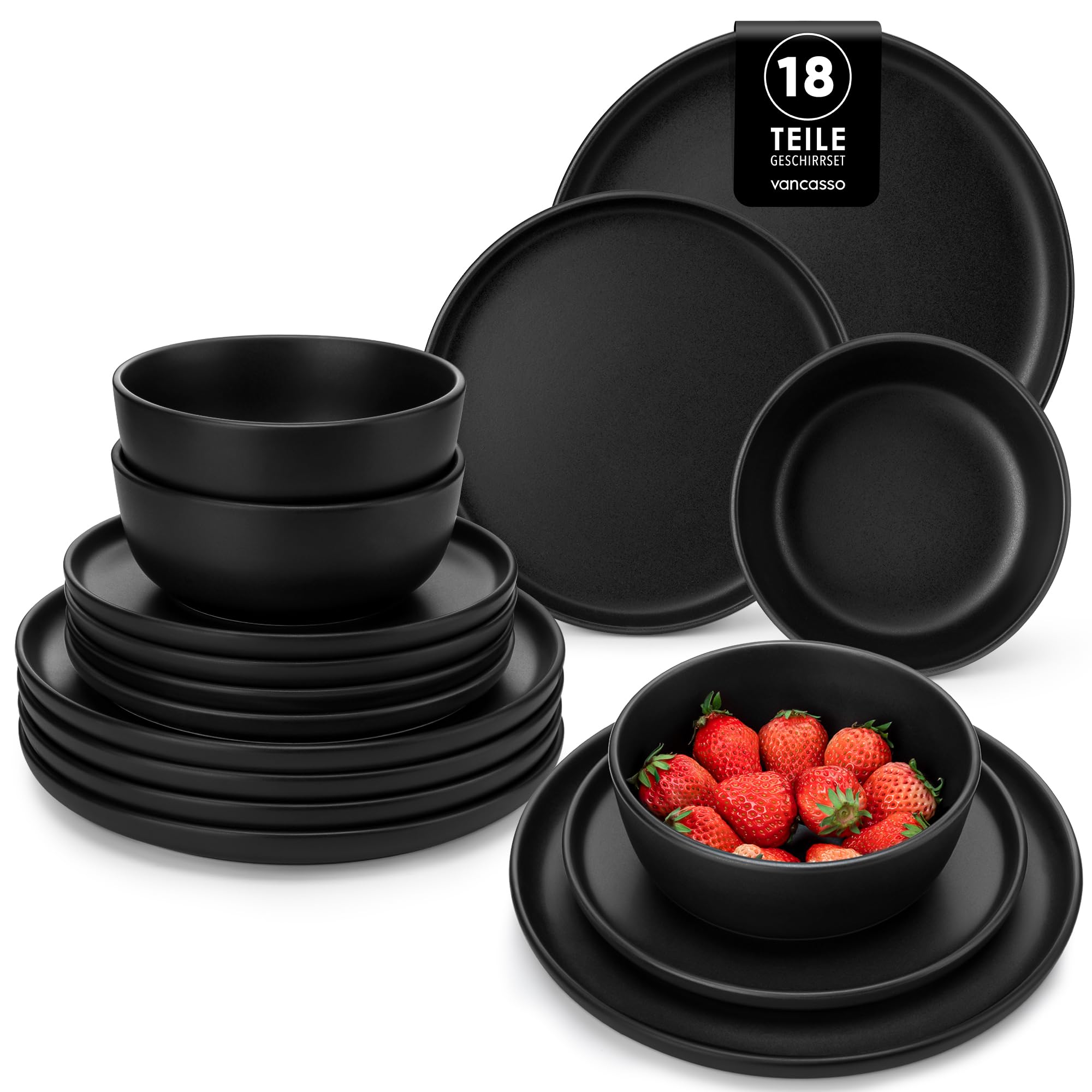 Karaca Maras New Bone 24-delige combo-server voor 6 personen