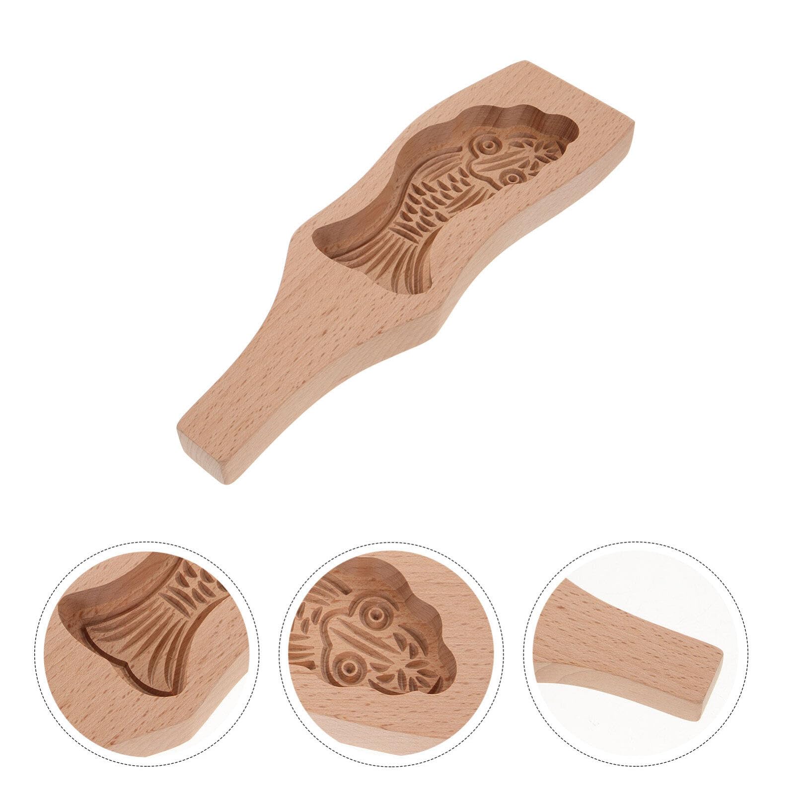 Keksausstecher, Plätzchenformen aus Holz, Kekse, Tierplätzchenformen, Keksausstecher for die Küche, Presstyp for Heimwerkerarbeiten in der und Familienfeiern
