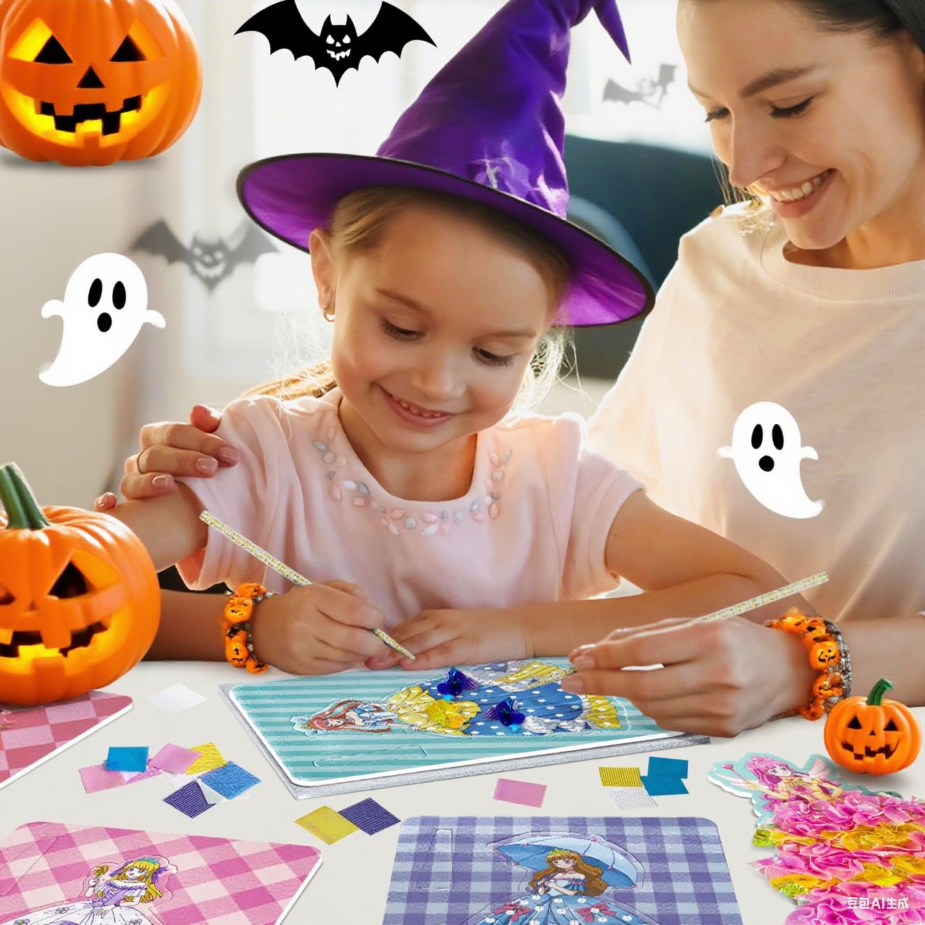 KwestSync Arte y manualidades para niñas, 8 princesas mágicas