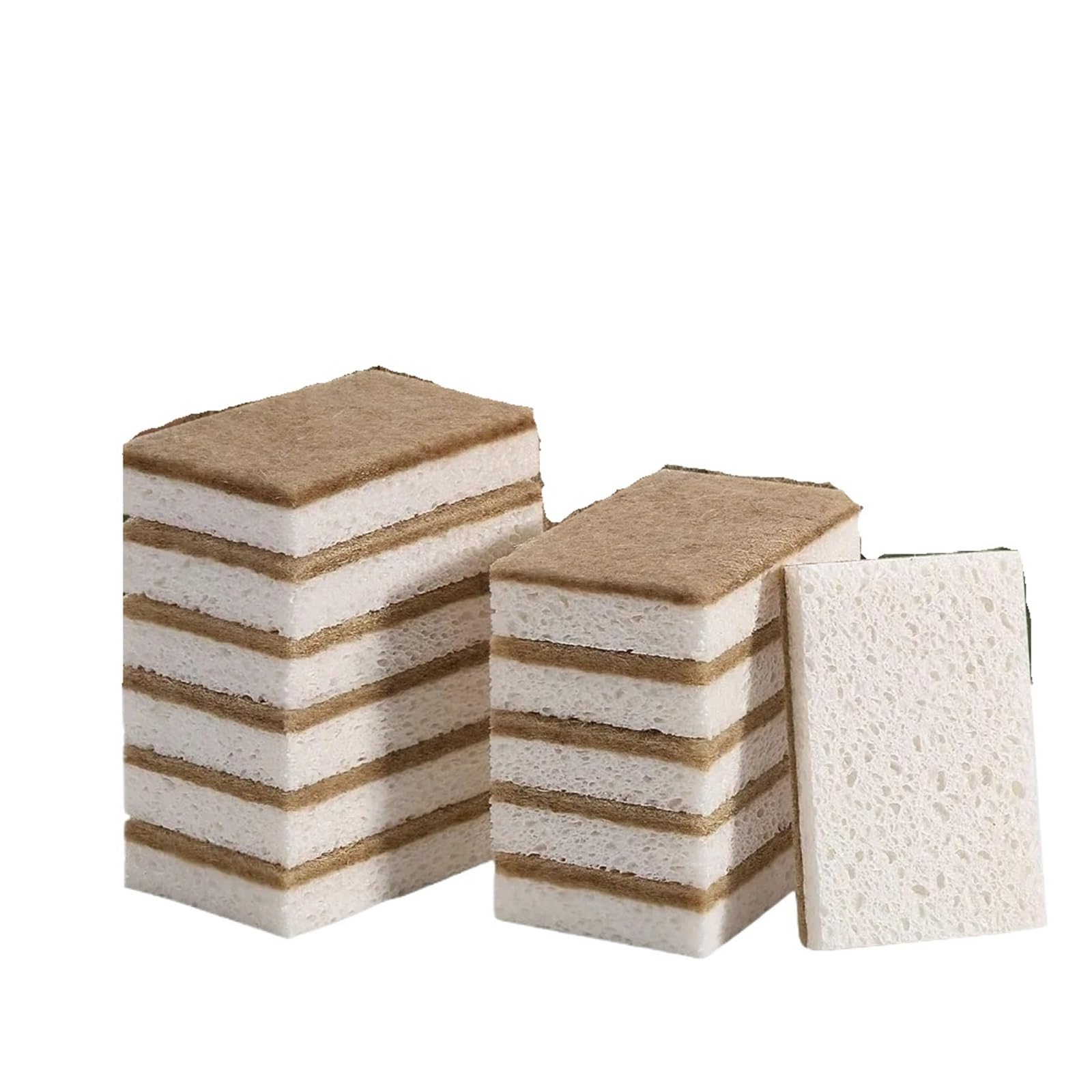 Schwämme for Geschirr, 12er-Pack – for Aufbewahren von Seife, Küchenschwamm, Kokosnuss-Schrubber