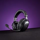 HyperX Cloud III S, Casque Gaming sans Fil, Bluetooth/2,4 GHz, PC/PS5/Xbox, jusqu'à 200h de Batterie, transducteurs 53 mm, DTS, Micro 10 mm, Noir - 2