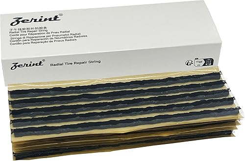 Miniatura 7 de ZERINT TS-260C30 - Tiras de goma para reparación de neumáticos, 30 unidades, 14 x 8 pulgadas, color marrón, tapones de reparación de neumáticos,