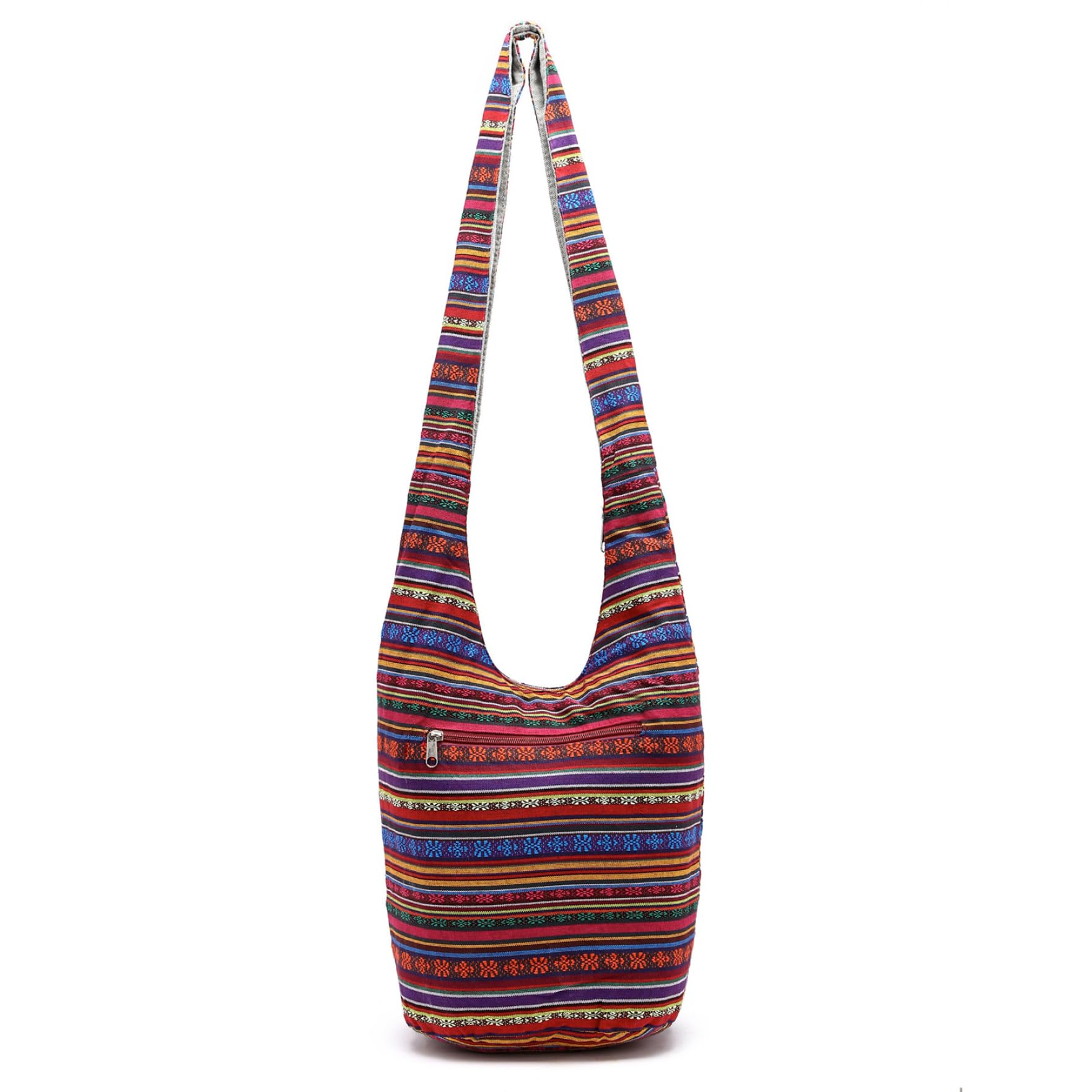 Sac hippie original en lin coloré le cadeau bohème idéal pour elle et lui