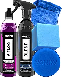 Blend Spray Black Edition Cera para Carro Preto Shampoo V-Floc Vonixx