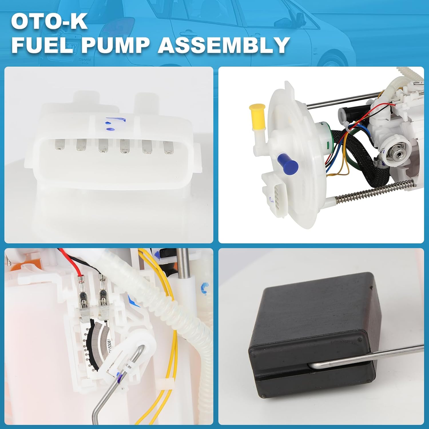 OTO-K Electric Fuel Pump Module Assembly Compatible with Nissan Pathfinder & Infiniti JX35 QX60 2013-2016 V6 3.5L,Replace# 170403JA0A 170403JT0C