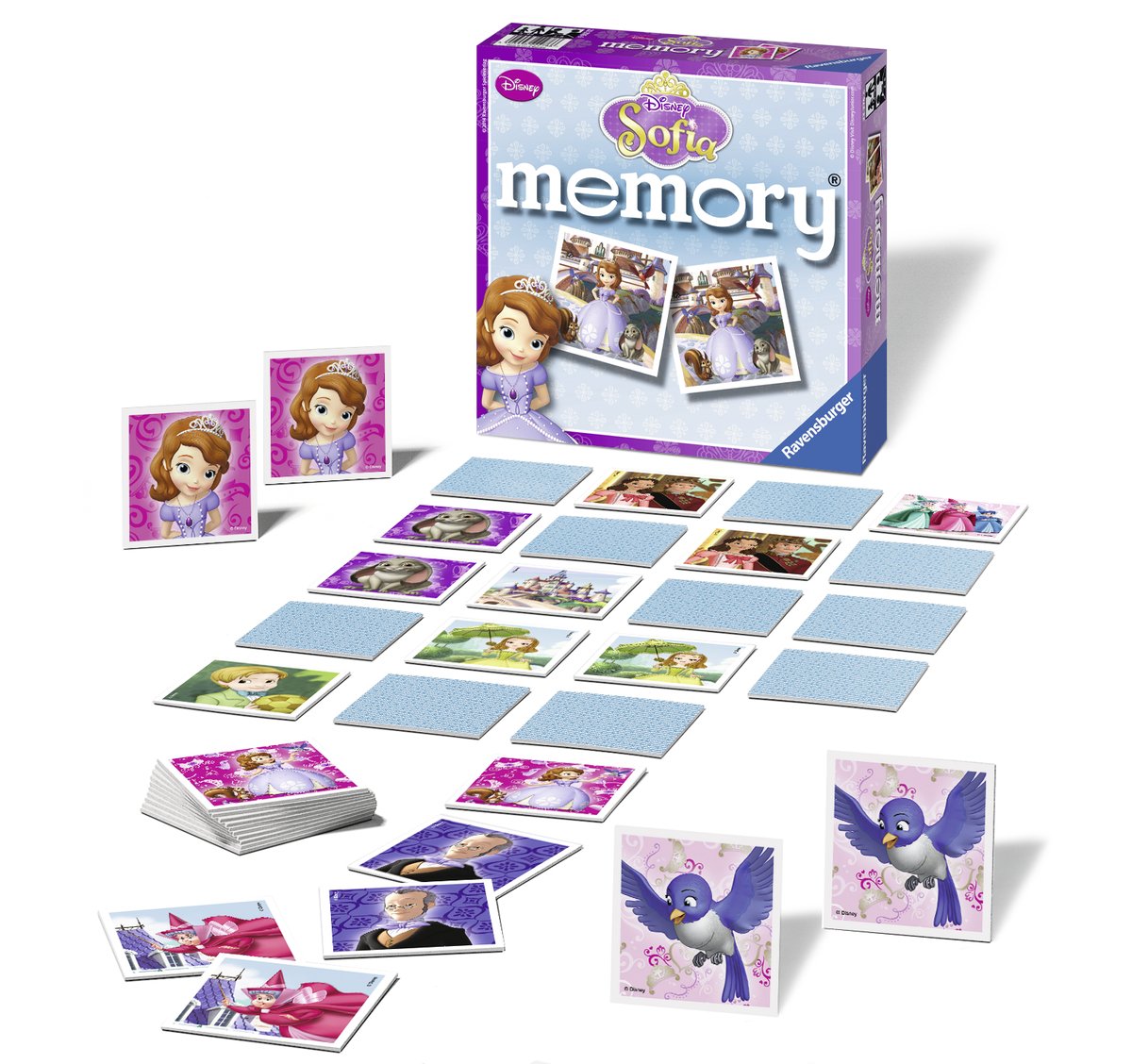 Ravensburger 22276 - Disney Sofia the First memory, gra oparta