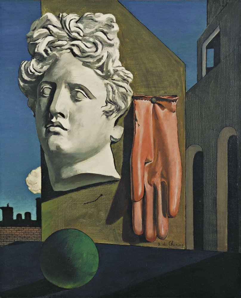 Berkin Arts Giorgio de Chirico Giclee Art Paper Print Art Works Paintings Poster Reproduction(The Song of Love)