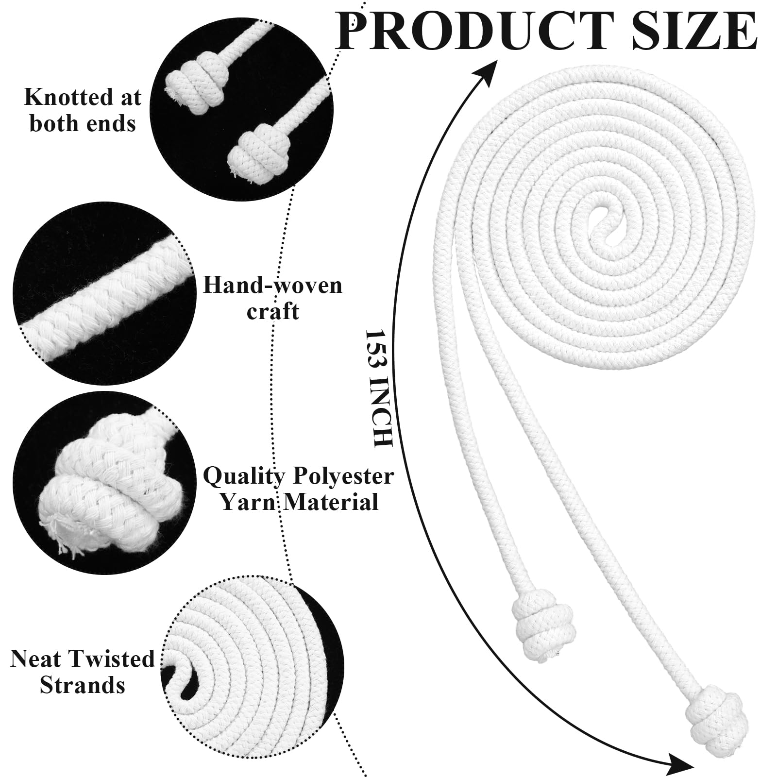 Snapklik.com : GliCraft 153 Inch Cincture Clergy Rope Monks Religious ...