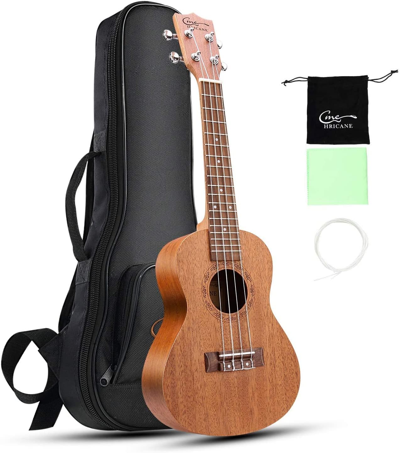 Hricane Ukuleles for Beginners 26 Inch Tenor Mahogany Ukulele Hawaiian