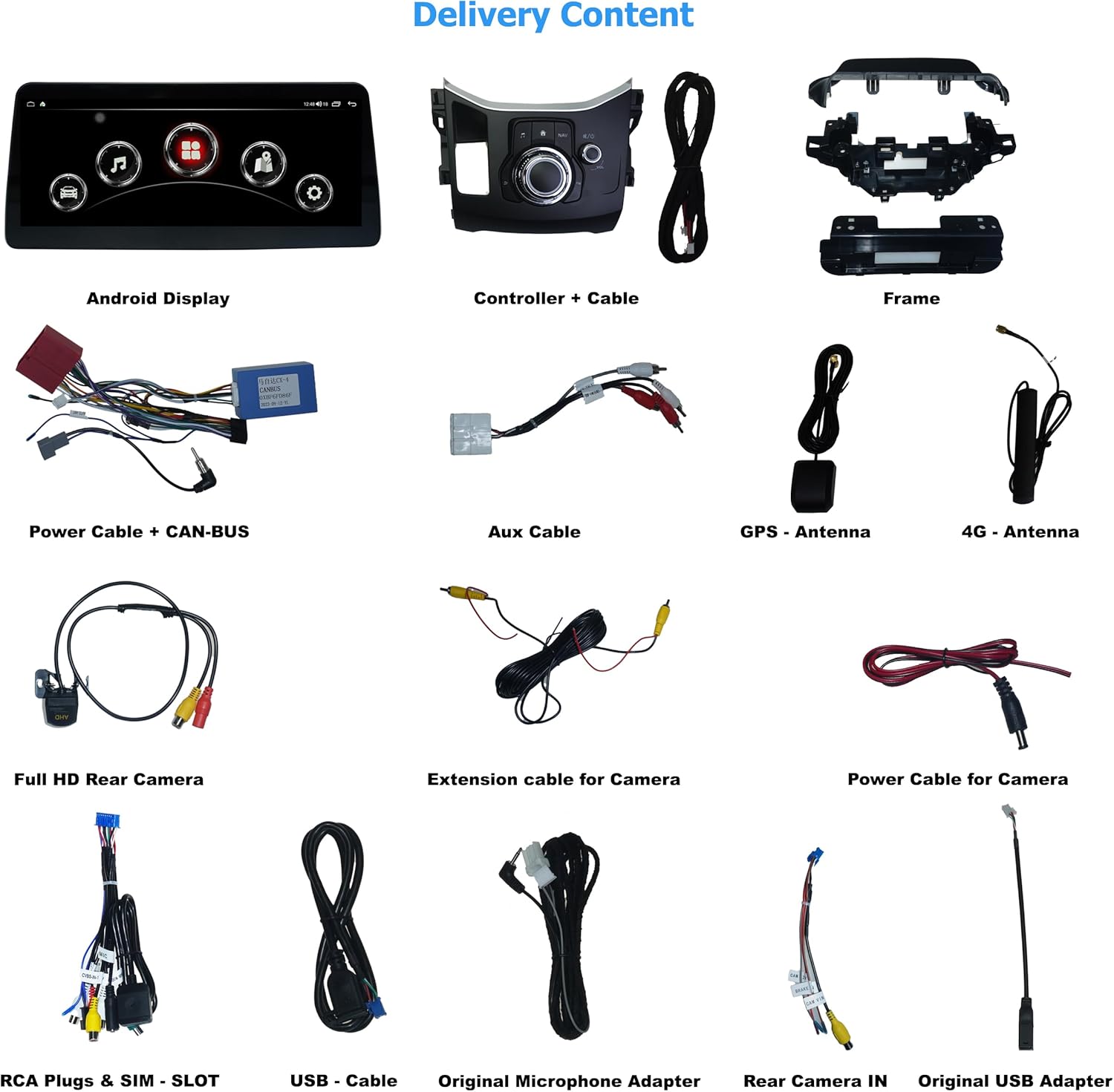 Compatible with: Mazda CX-5 17-21 10.2" Touch Android Radio Unit GPS Navi CarPlay Controller