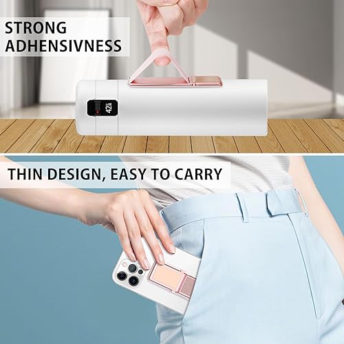 Miniatura 5 de Soporte de teléfono para mano, agarres de teléfono para la parte posterior del teléfono, correa de teléfono celular adecuada para iPhone, Samsung y