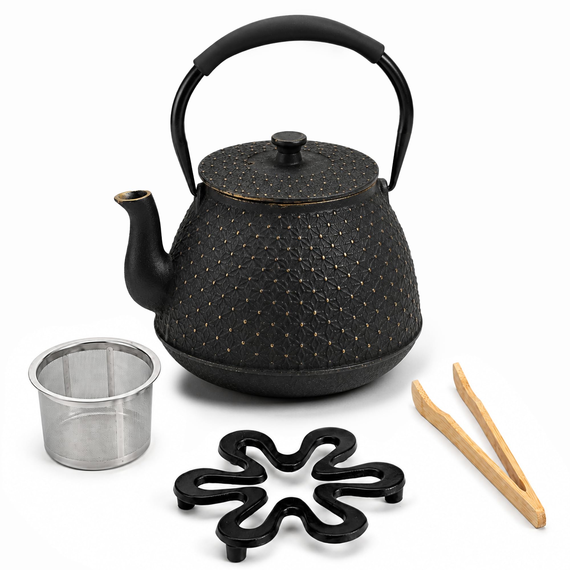 GUANGHEIRON 42 oz Cast Iron Teapot