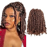 Vista 73 de BOHOBABE Cabello de Ganchillo Pre-retorcido Passion Twist de 14 Pulgadas Cabello Corto Ombré Gris Pre-enrollado de Ganchillo Passion Twist