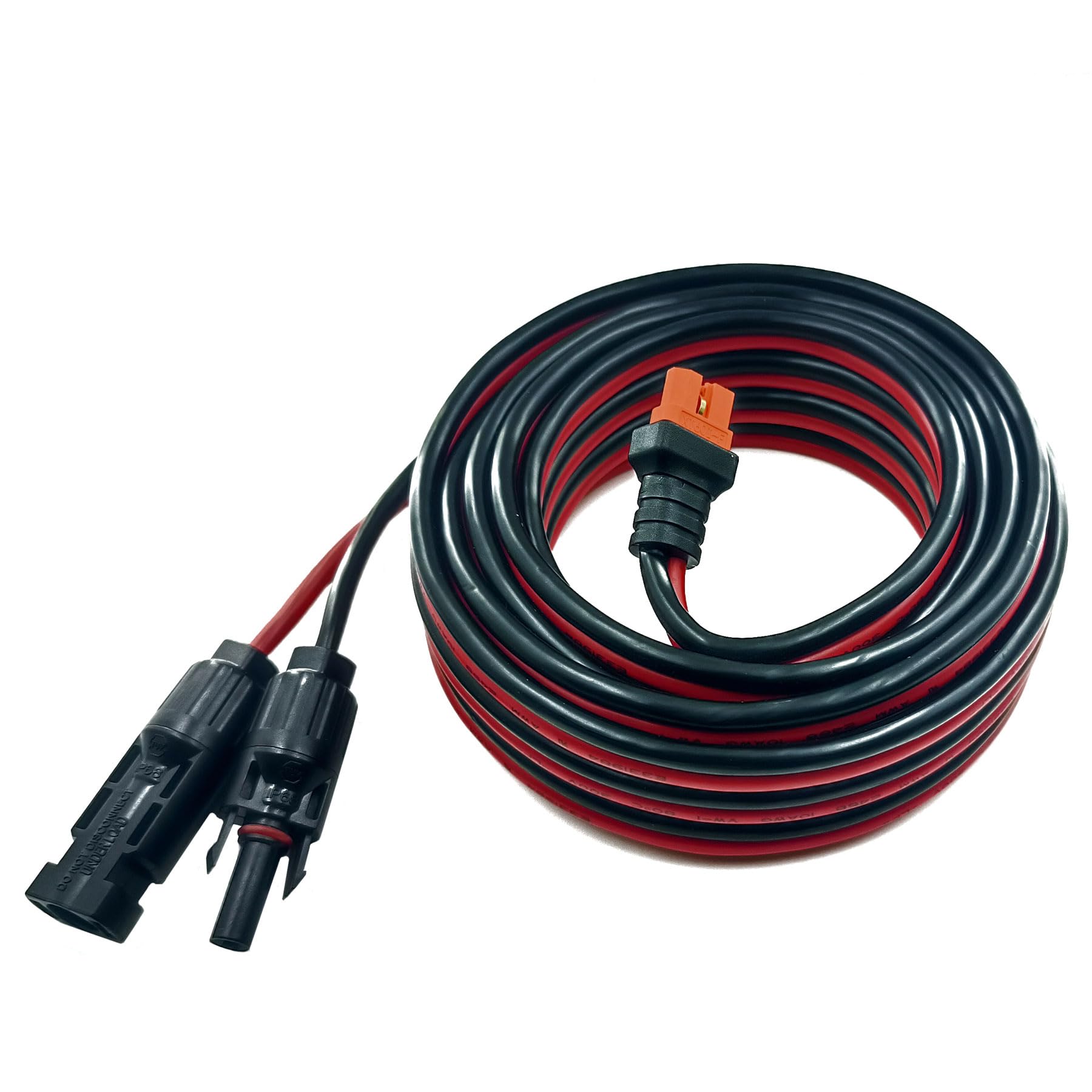 Fiche solaire vers XT60i Câble solaire 12AWG XT60I-F pour générateur solaire Ecoflow Powerstation (10AWG 6 m)