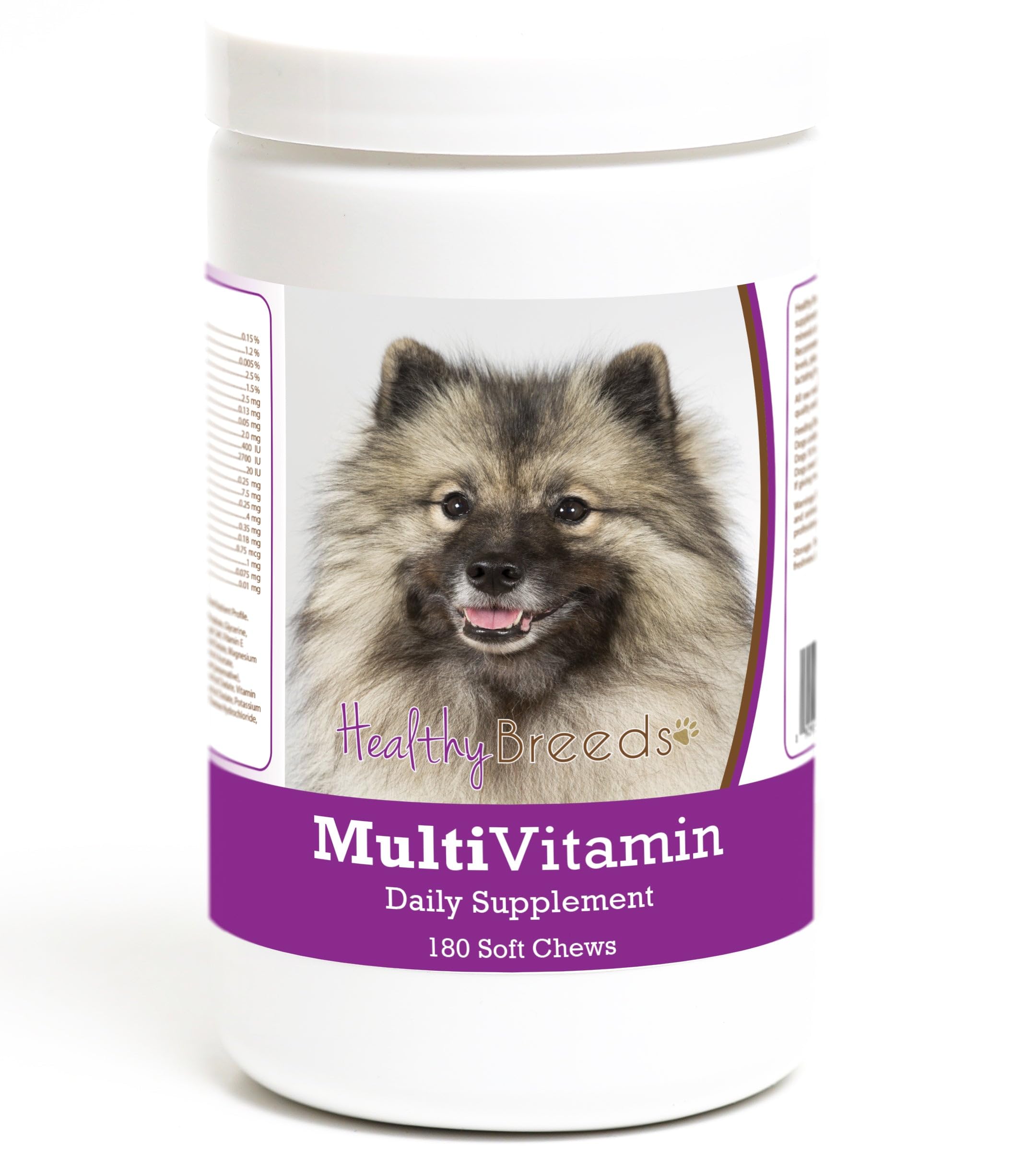 Healthy Breeds Keeshonden Multivitamin Soft Chew for Dogs 180 Count
