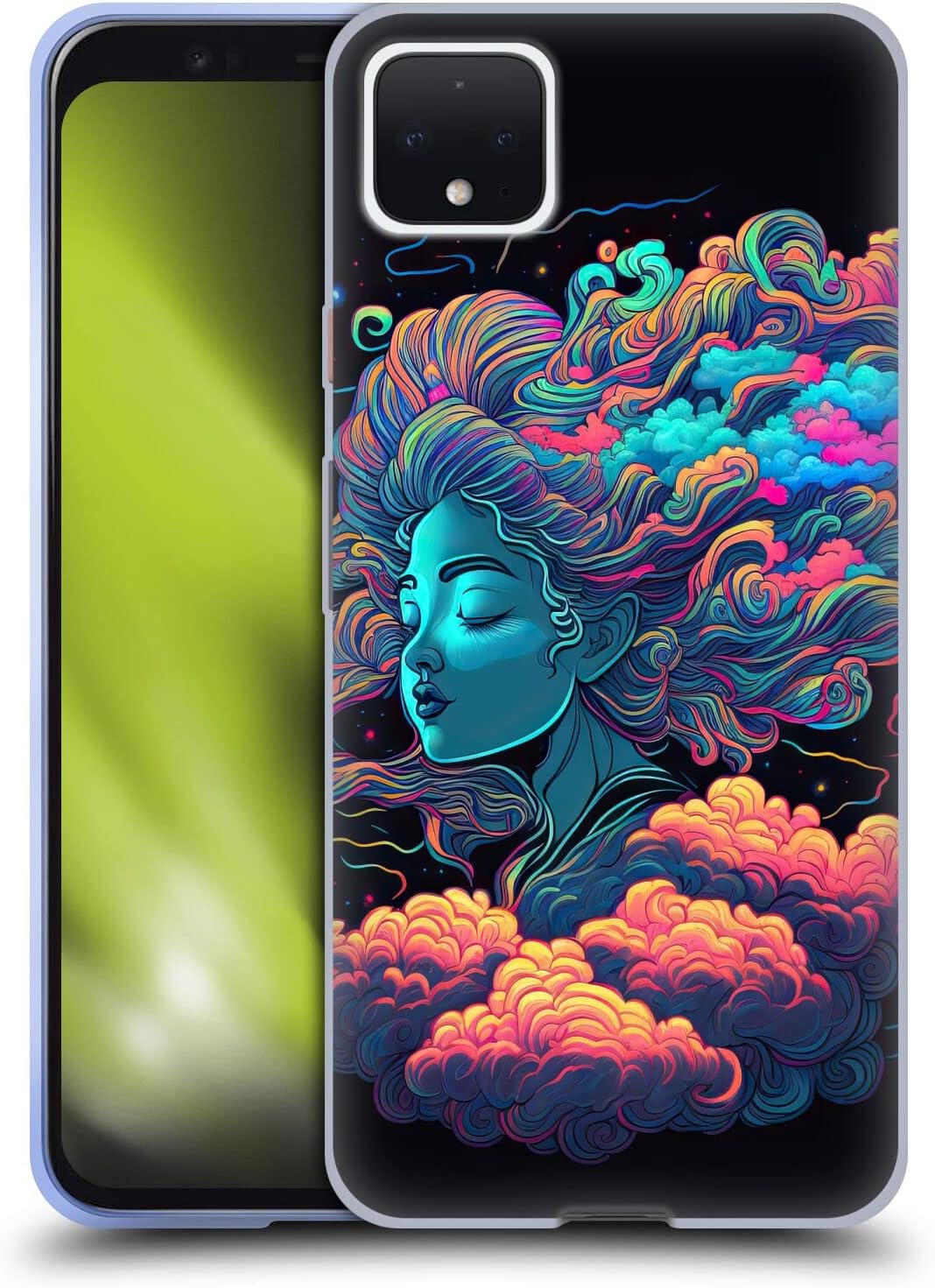 Head Case Designs Officially Licensed Wumples Cloud Goddess Aphrodite Cosmic Arts Soft Gel Case Compatible with Google Pixel 4 XL