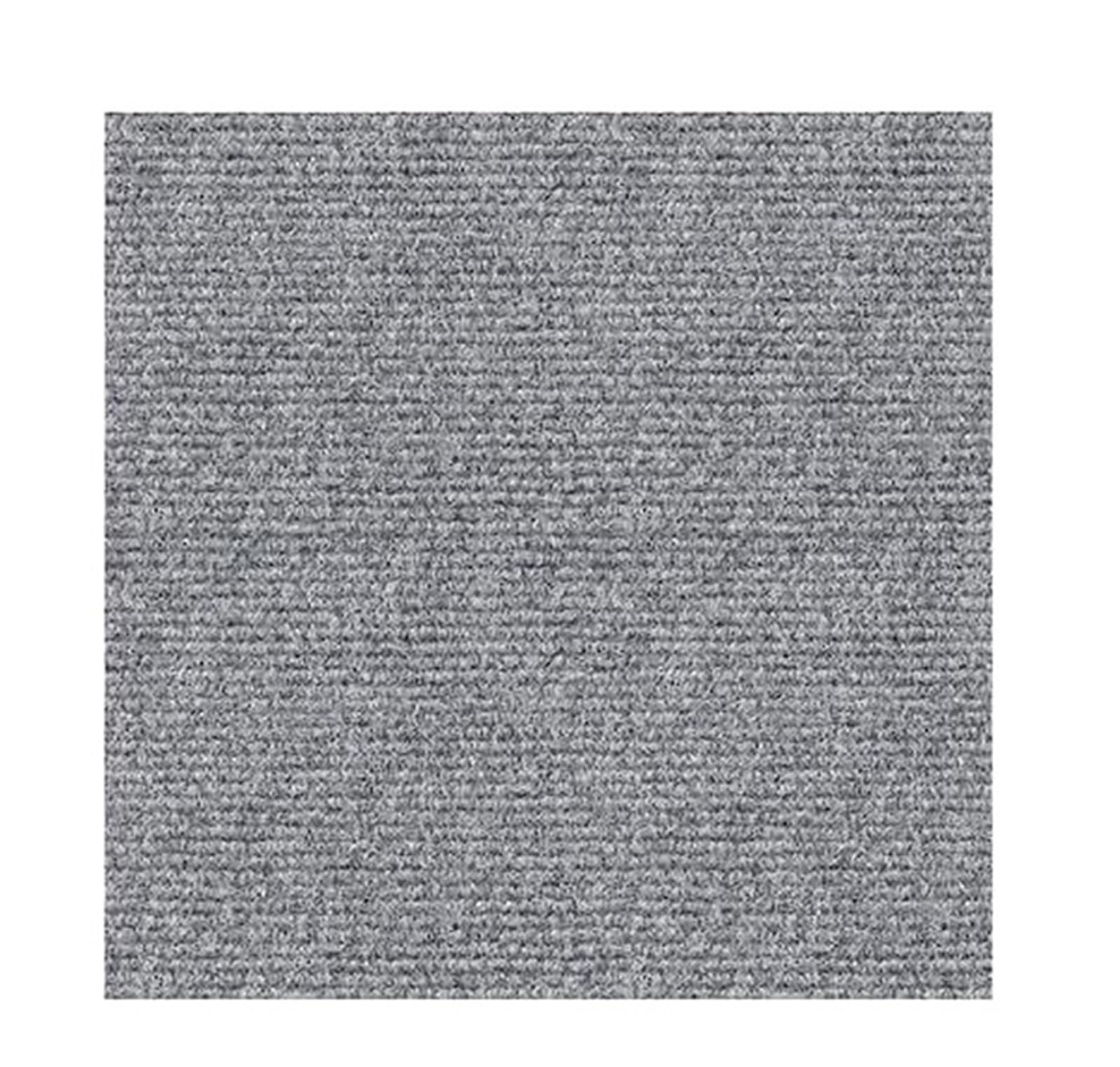 Dalles de Moquette Autocollantes, Dalles de Moquette à décoller et Coller Multicolores 30x30cm (1/5/10/20/30/40 pièces)(Light Grey,30x30cm(5 Pcs))