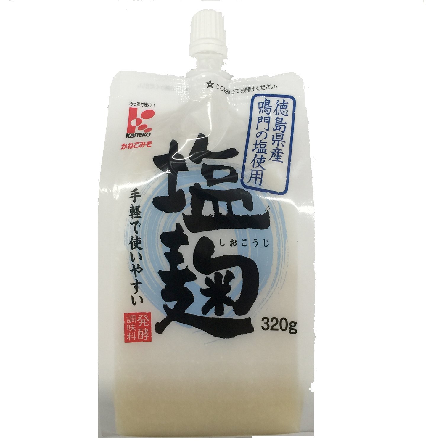 Amazon.co.jp: かねこみそ 徳島県産鳴門の塩使用 塩麹 320g : 食品