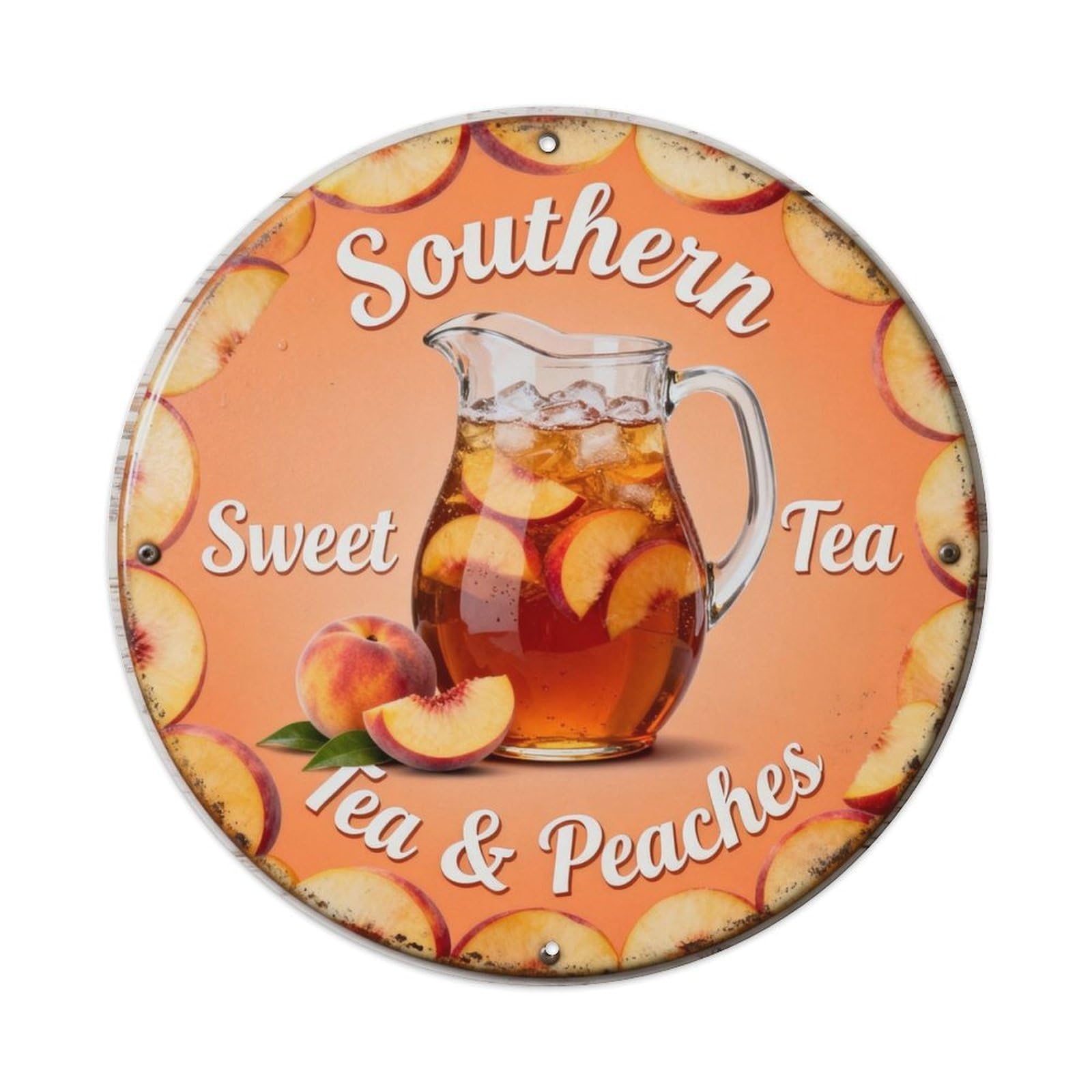 Southern Sweet Tea Metal Tin Sign Plaque