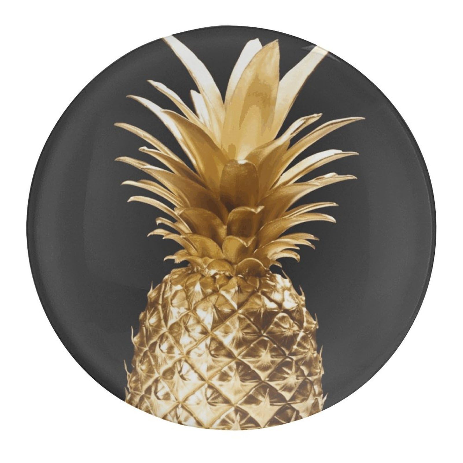 Fekiloot Style Gold Pineapple Refrigerator Magnet Fridge Magnet1 Pcs