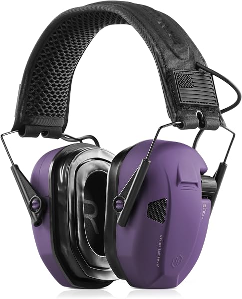Savior Equipment Apollo Electronic Earmuffs with Gel Ear Pads and 24dB NRR
