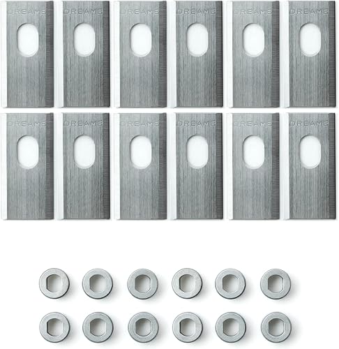 Dreame Roboticmower A1 Replacement Blades for Robotic Mower Quick Change Blade Set SK5 Steel 12pcs/Kit