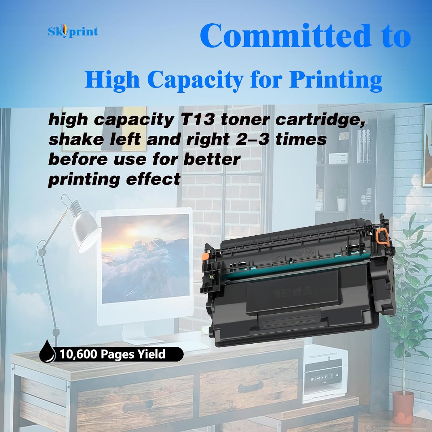Compatible High Yield T13 Toner Cartridge Black 5640C005AA Replacement for Canon T13 Toner i-sensys X 1400 1440i 1440iF 1440P 1440Pr 1440 MF 1440 Series Printer
