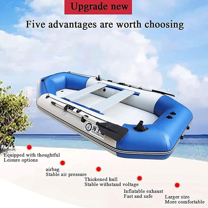 Kayak Inflable Touring OLOTU para 6 Personas con Remos de Aluminio miniatura 3
