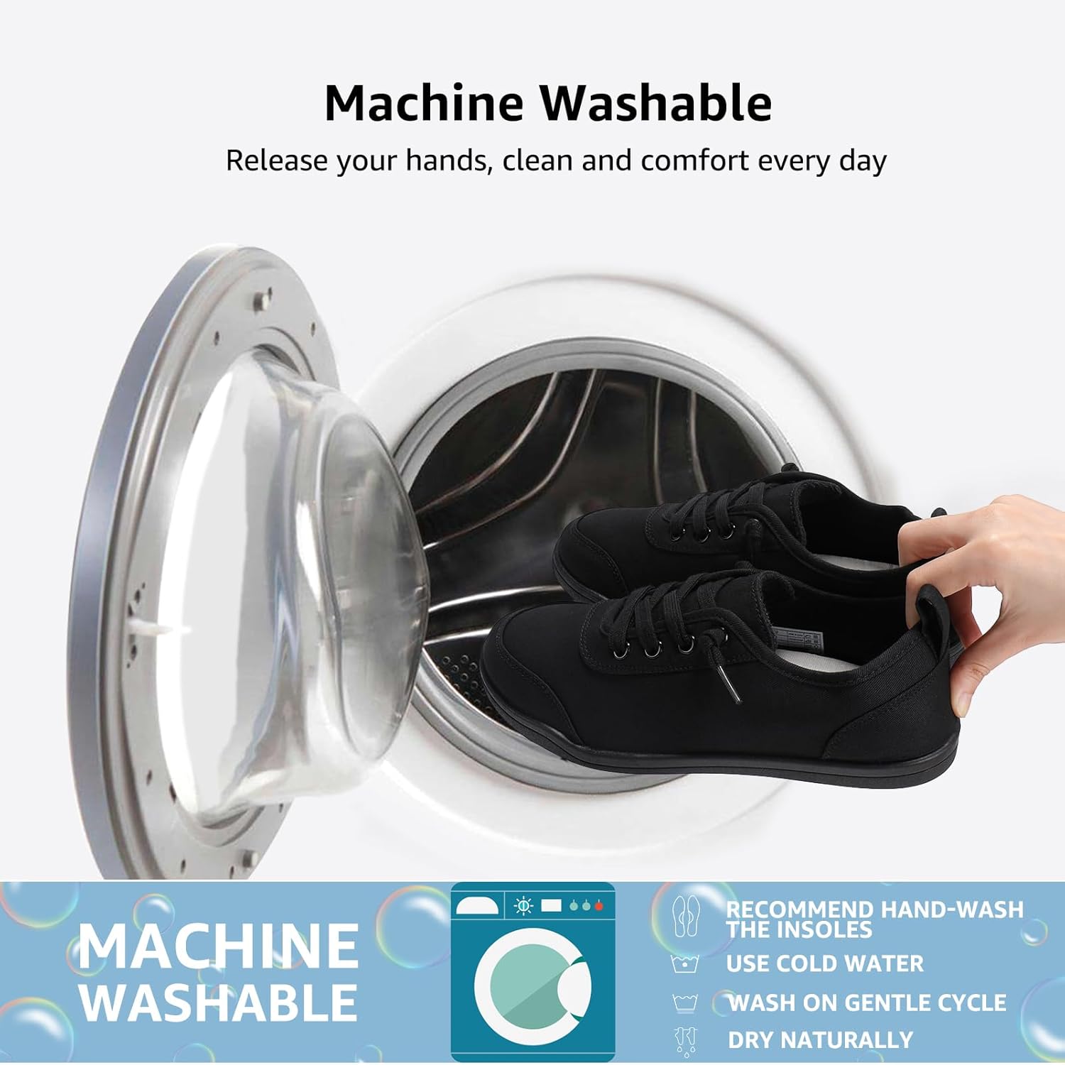 STQ Women Slip On Shoeswith Orthopedic Insole Low Top Classic Fashion Canvas Sneakers | Plantar Fasciitis Shoes - Image 4