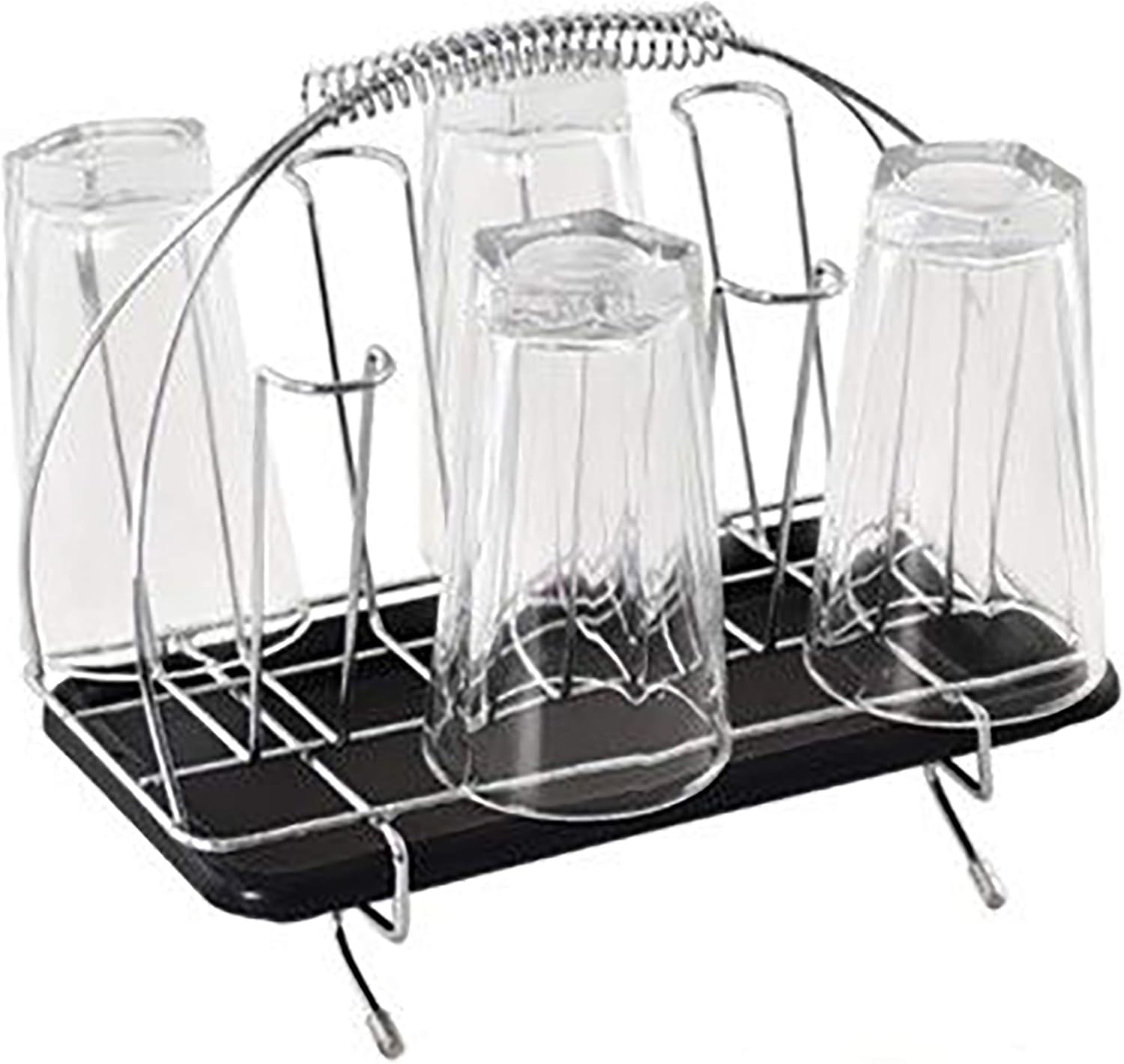 Égouttoir à Tasses En Acier Inoxydable - Support Séchage Verres à Eau, Vin - Design Stable - 7