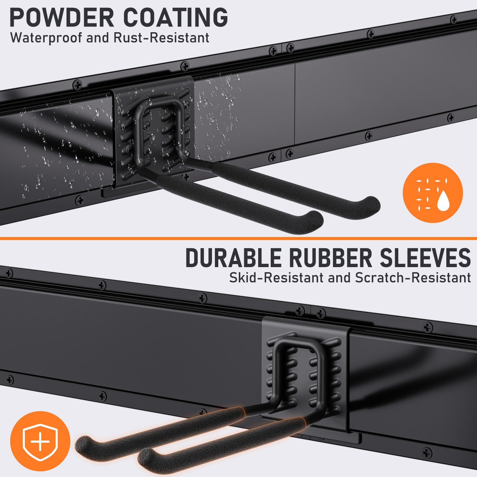 INCLY Garage Tool Organizer Wall Mount 48 Inch Garden Yard Tools Wall - View #3