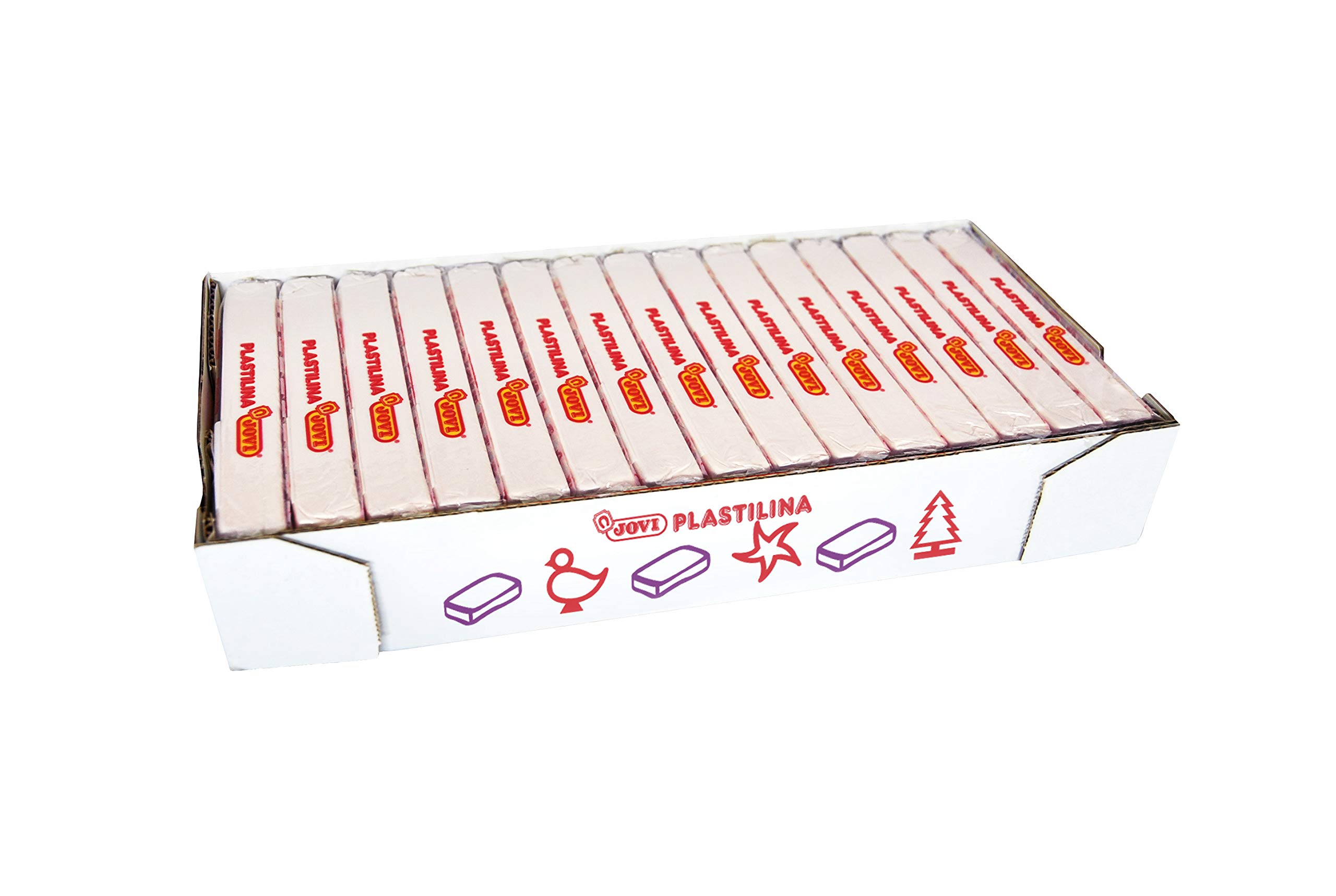 Jovi - Caja de plastilina, 15 pastillas 150 g