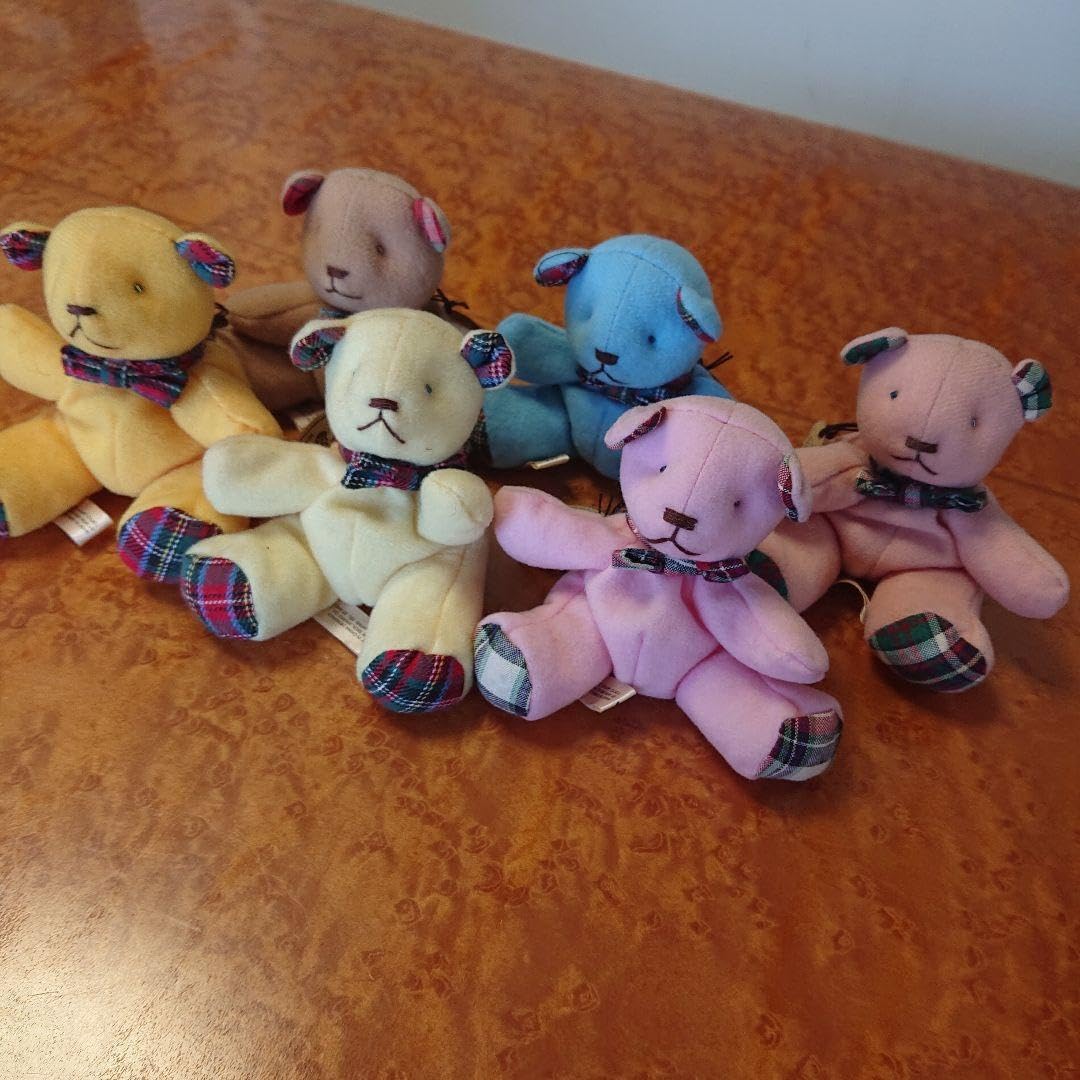 モンスイユ ぬいぐるみ ベアー くま セット バラ売り不可 Amazon.co.jp: Mon Seuil モンスイユ テディベア 6色 6体セット