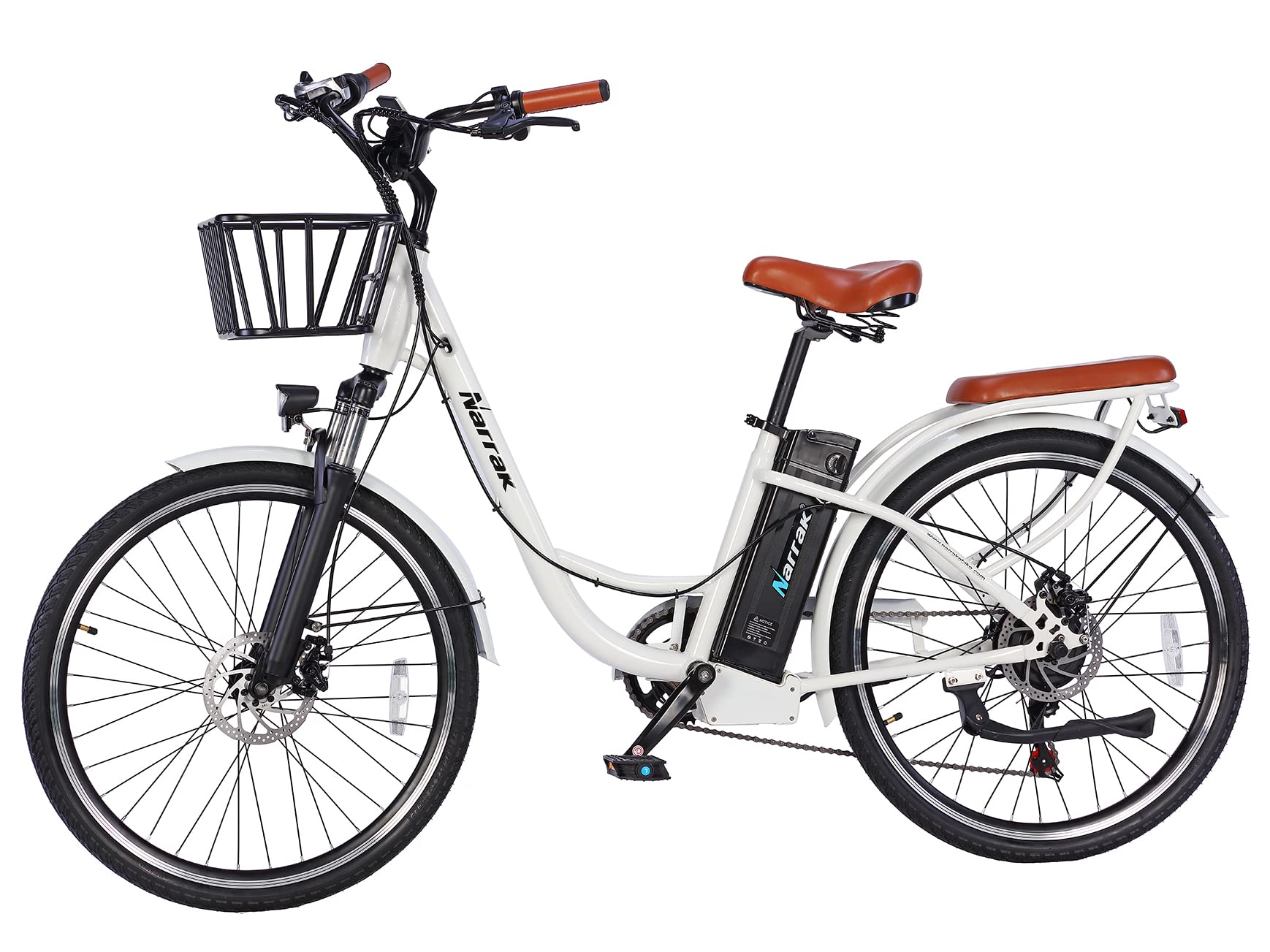 Buy NARRAK 350W 36V 10Ah 26" StepThru Electric Bicycle City EBike ain
