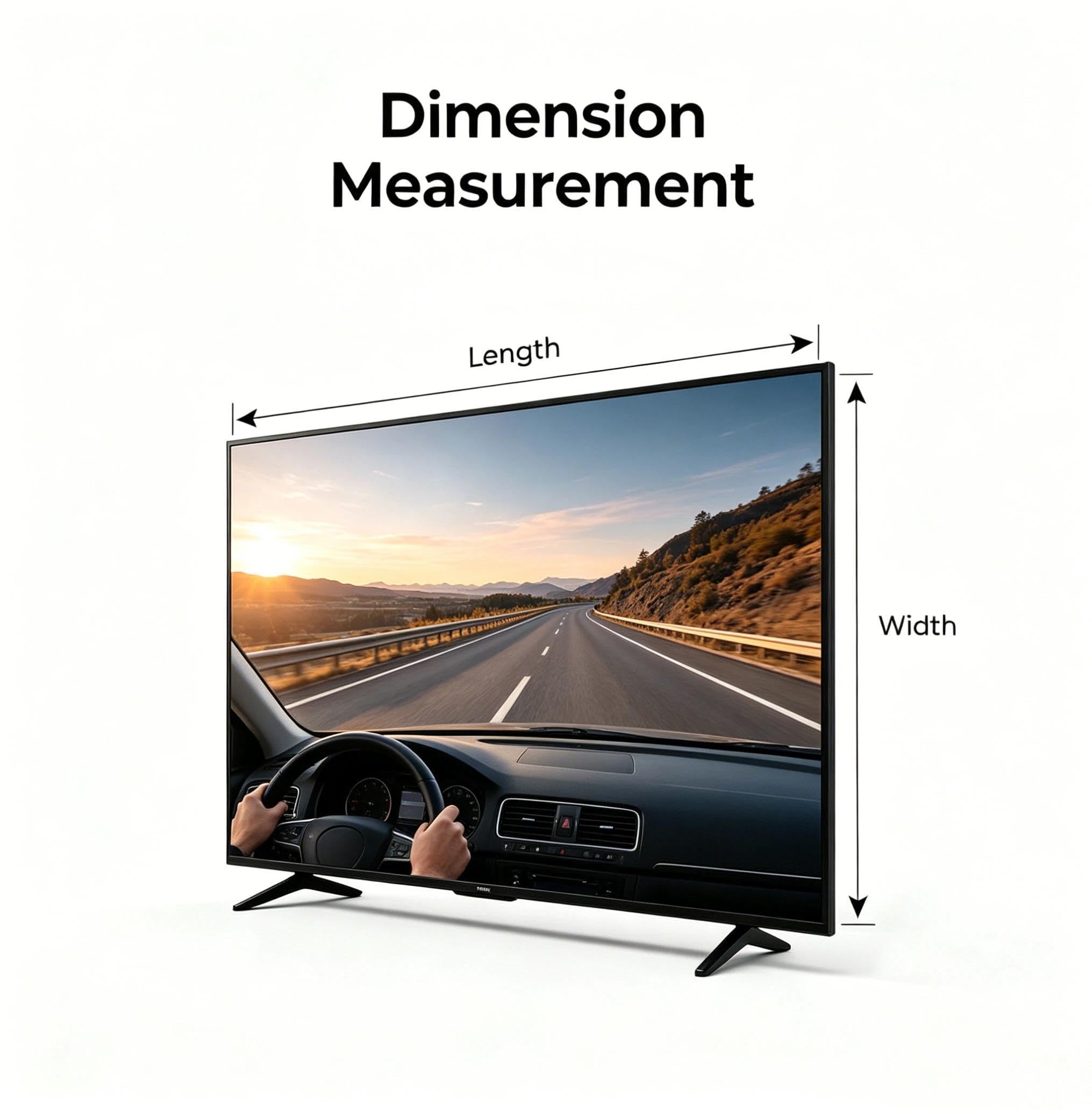 55 Zoll Entspiegelungsfolie Fernseher für LED-/LCD-Smart-TVs(1211x682) | Bildschirm blendreduzierende Displayschutzfolie Blendschutz Blaulichtfilter Folie Mattfolie Kratzschutz HD Fernseher