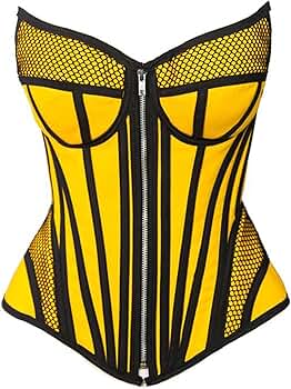 【CLANE】W FACE A LINE BUSTIER Beige Fine Mesh No Line Corset, Hourglass Silhouette