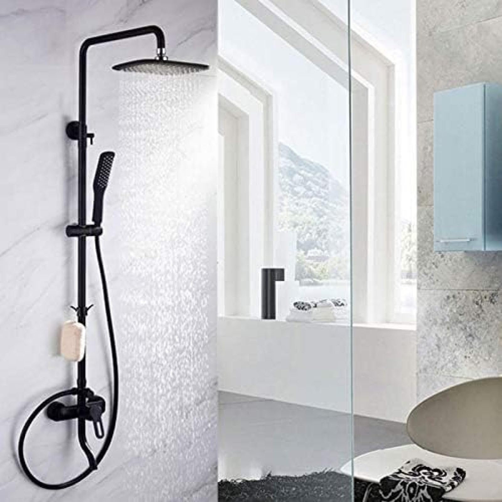 Ensemble de salle de bain noir mat Beauty Comes accessoires lavabo et décoration tendance