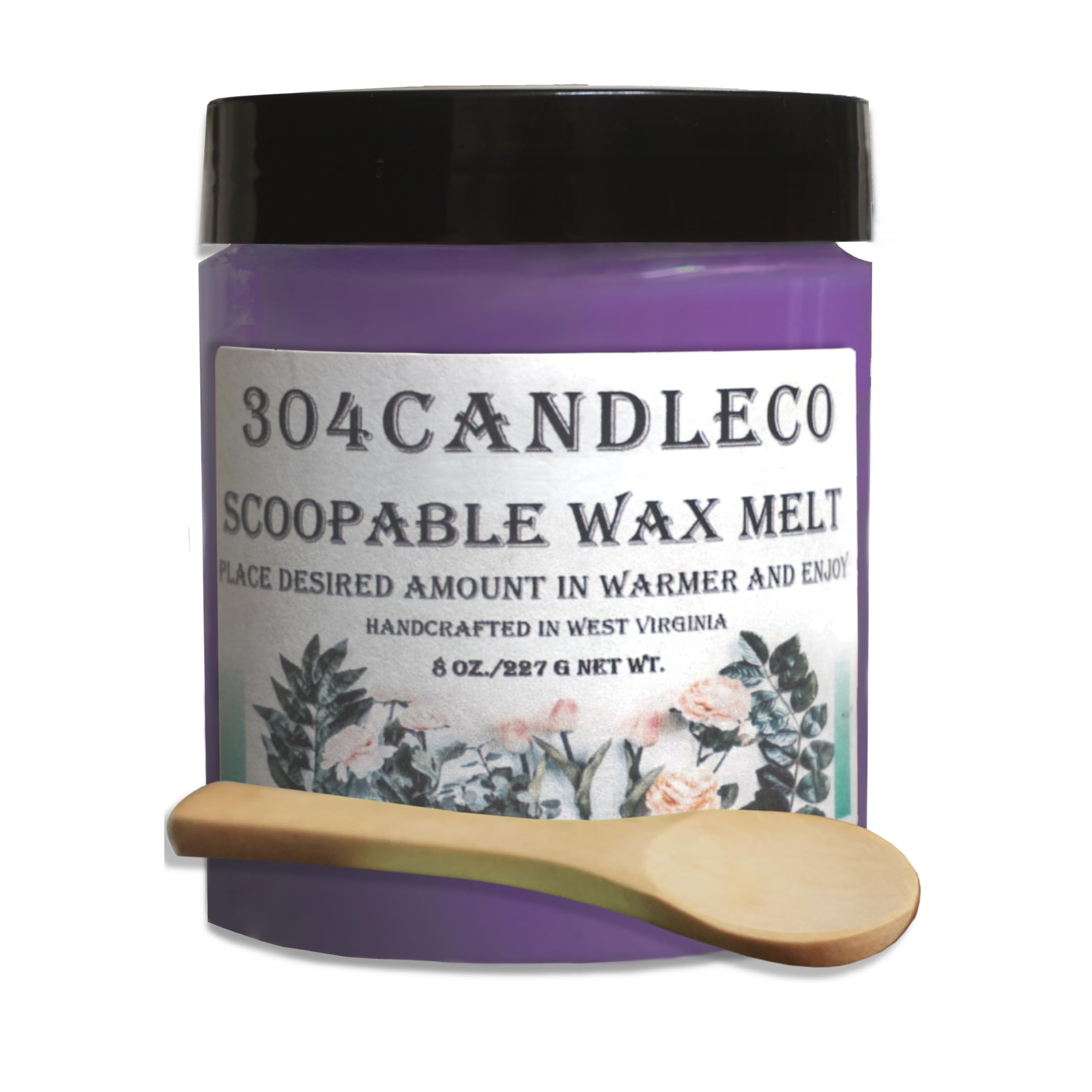 304CandleCo Extra Large 8 oz Scoopable Wax Melt - 20 SCENTS - Midnight Bloom - Highly Fragrant & Hand-Crafted - Easy Mix & Match Scents - 100% American Made - Perfect for Wax Warmers