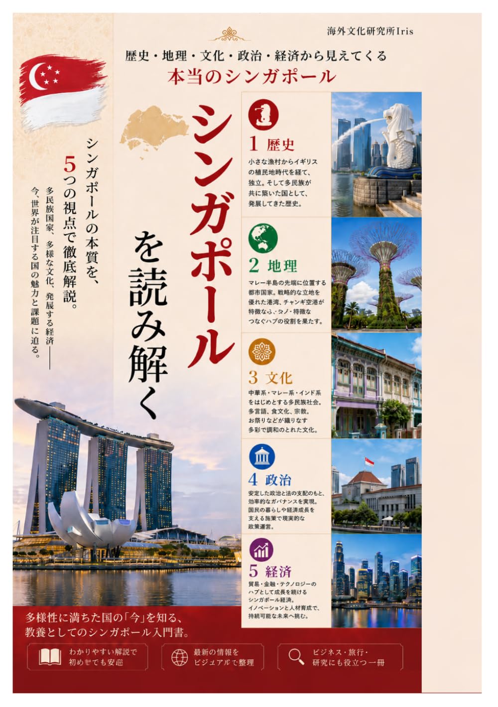 図解】シンガポールを読み解く 歴史・地理・文化・政治・経済——5つの