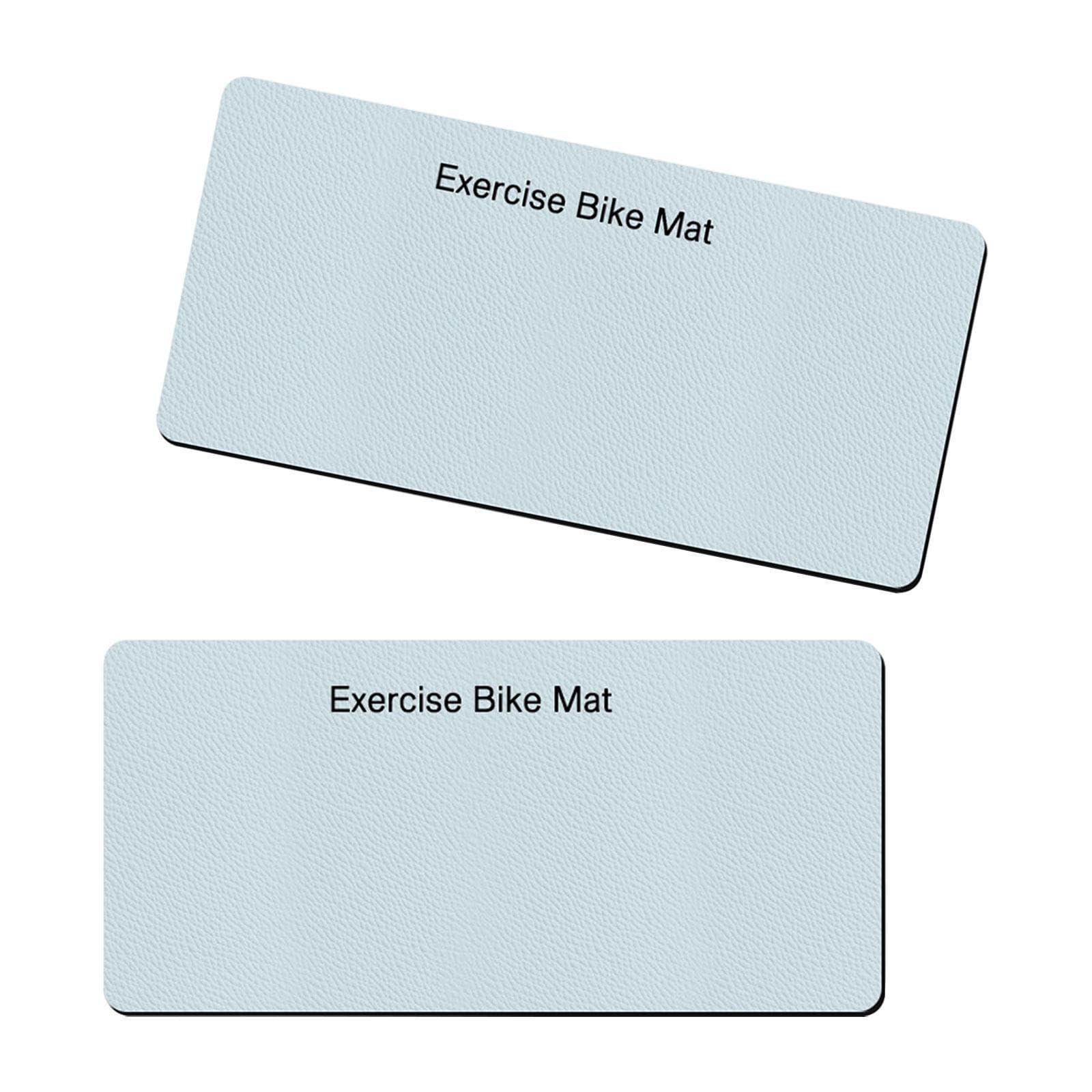 Alfombrilla para Bicicleta Estática, Alfombrilla de Entrenamiento para Ergómetro, Amortiguador, Alfombrilla para Cinta de Correr Y, 2 Piezas, Individual