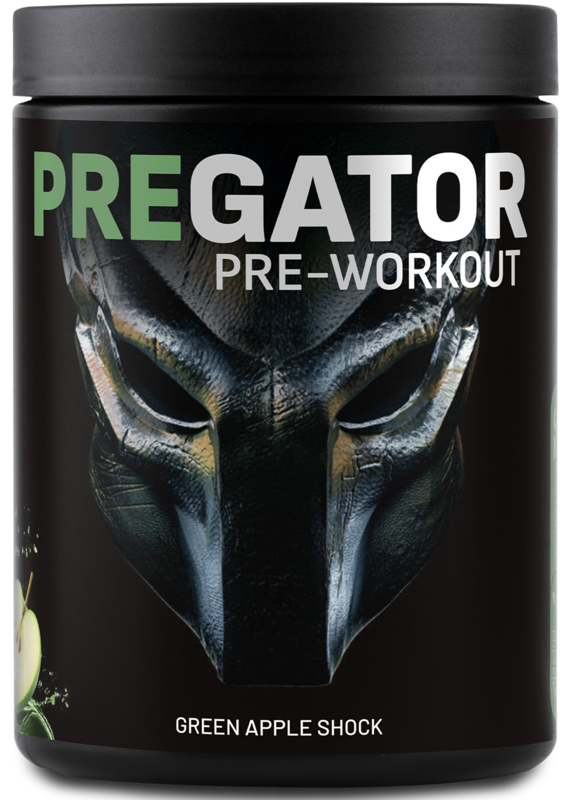 SRS Muscle - Pregator, 448 g, Green Apple Shock | Pre Workout Booster | kreatinfrei | deutsche Premiumqualität