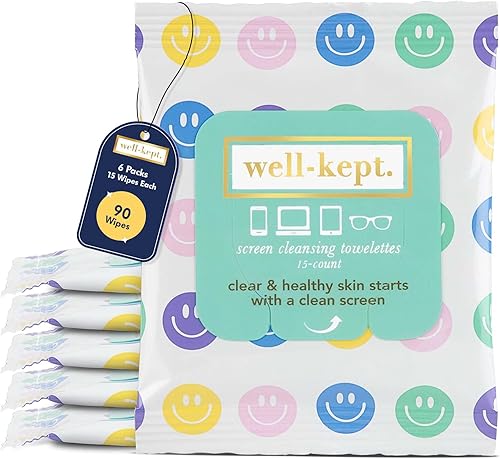 Miniatura 19 de Well-Kept Toallitas Tech & Lens – Limpieza de anteojos, pantalla y teléfono, multisuperficie, sin pelusas, prehumedecidas, sin rayas y sin rayones,