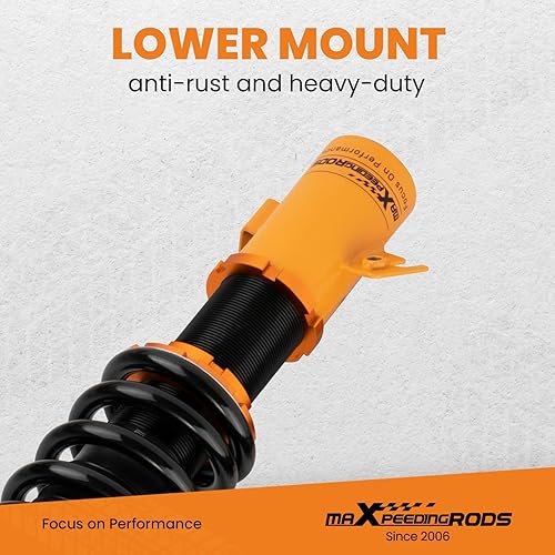 Miniatura 7 de maXpeedingrods Coilovers Altura ajustable para Subaru Impreza WRX 2000-2007 STI 2000-2004 para Saab 9-2X 2005-2007 GGA GGE, amortiguador de resorte