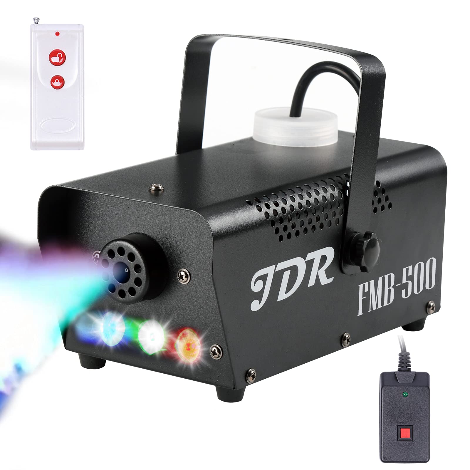 Fog Machine JDR Smoke Machine Controllable LED Light 500W and 2000CFM