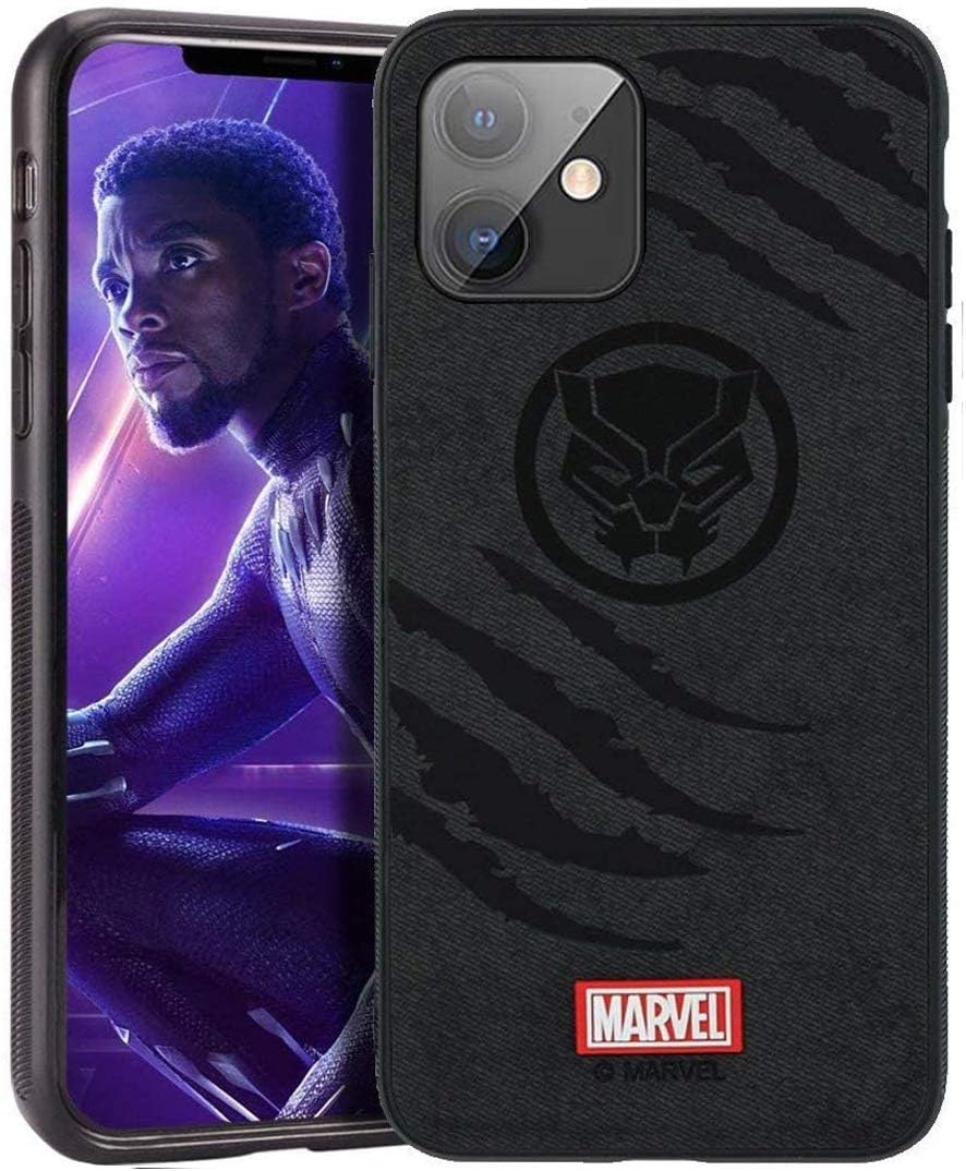 Amazon Com Marvel Avengers Iphone 11 Pro Case Black Panther Black Cell Phones Accessories