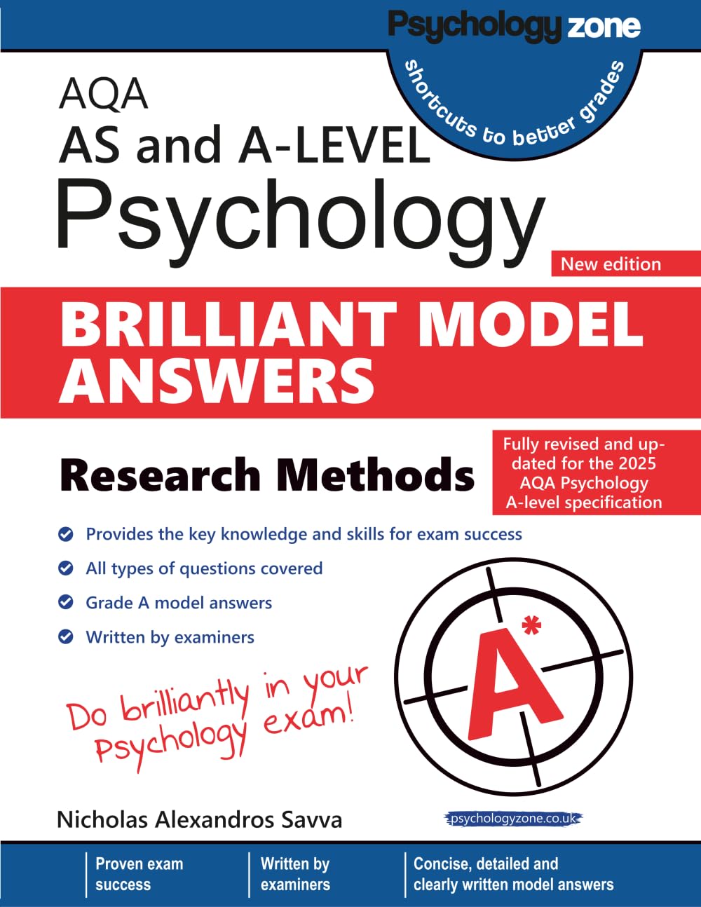 AQA Psychology: Brilliant Model Answers – Research Methods (AS & A-Level): Updated for the 2025 AQA Specification