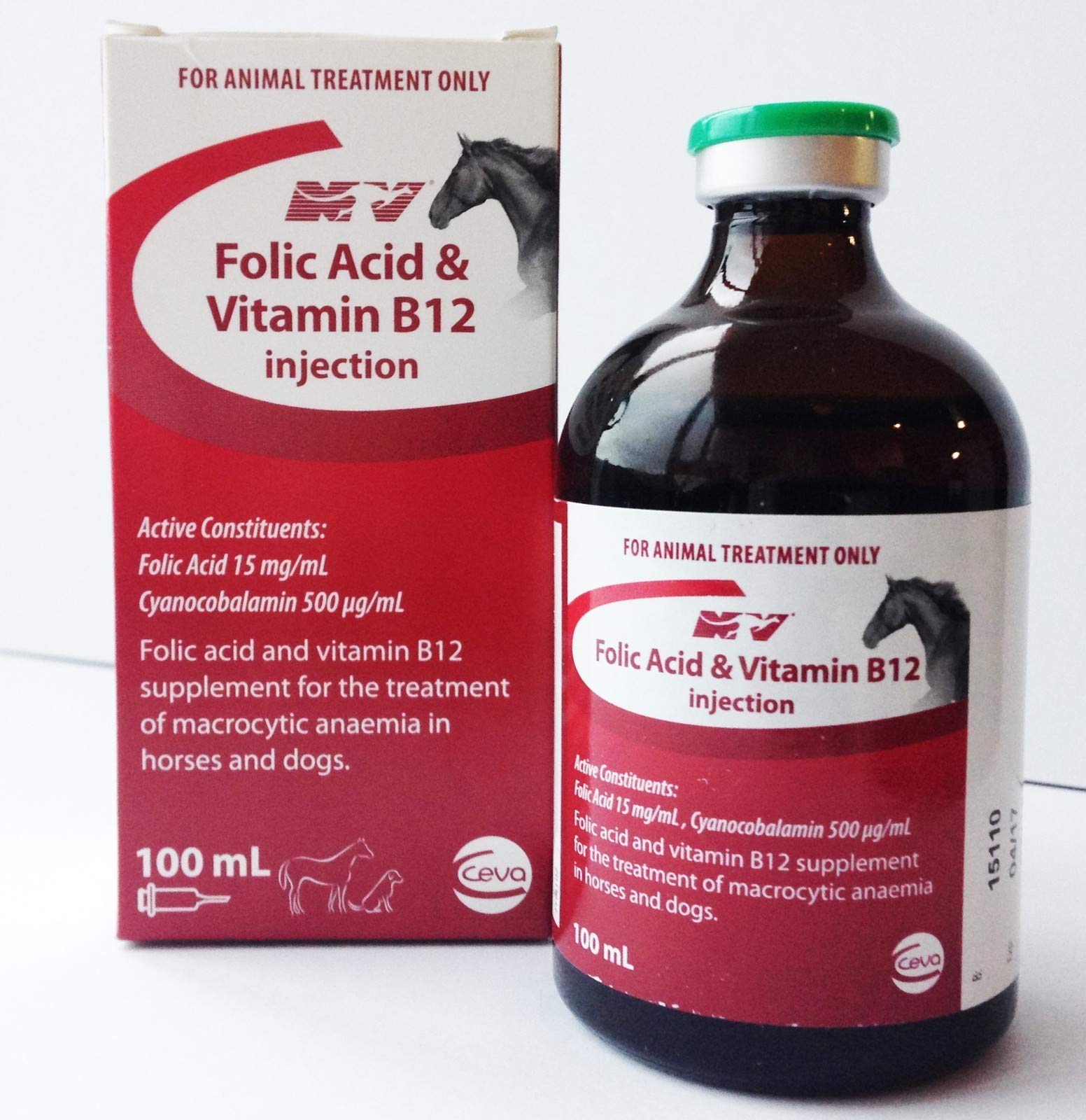 folic b12 injection IV Nutrients & Injections Ceva HHF0020 Folic B12 100ml